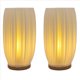 thumbnail image 1 of 2X Lámparas de Noche para Mesita de Noche, Lámpara de Noche Pequeña A Rayas Vintage para Estudio y Decoración, Breeze D, 1 of 3