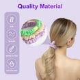 thumbnail image 3 of 10pcs Bunny Ear Hair Scrunchies, Removable Rabbit Ear Bowknot Scrunchies, Soft Elastic Hair Bands, No Crease Ponytail Holders Hair Ties, Solid Color Traceless Hair Accessories for Women Girls, 3 of 9