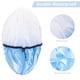 thumbnail image 4 of Gorro de ducha impermeable de 3 piezas (naranja rosa + azul + verde), 4 of 8