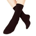 thumbnail image 3 of Aiyino Lightweight Soft Cotton Thin Dress Socks Crew Business Casual, 3 Pairs, Shoe Size: 6-9/9-12, 3 of 5