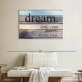 thumbnail image 2 of Elephant Stock Dreams And Ambitions Quotes Wall Art - Horizontal Canvas Wall Art - Living Room Wall Decor - Inspirational And Typography Canvas - Blue And Black Decor - 39" x 26", 2 of 8