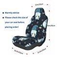 thumbnail image 3 of Wukai Gnome and Snowflakes Full Set Car Seat Covers with Soft Padding Universal Auto Front Seats Protector and Cushion Mat, 3 of 5