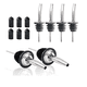 thumbnail image 1 of Boquilla Dispensador Para Botella De Aceite/vino Cocina 6pcs Xtellar plateado, 1 of 4