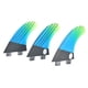 thumbnail image 3 of Fibra de vidrio FCS G5 elegante azul verde gradiente tabla de surf aleta trasera accesorio de surf Flexible YUNYI BRAND Deportes, 3 of 8