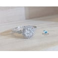 thumbnail image 2 of 1 cts. Cubic Zirconia / Sterling Silver 925 Ring / Rhodium plated Nickel-Free / MadDuckJewels RG1735 / Thailand Jewelry, 2 of 3
