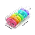 thumbnail image 2 of Organizador de pastillas Wosthever de 7 días con 14 compartimentos, 2 of 6