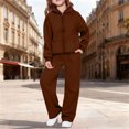 thumbnail image 7 of Angala 2 Piece Outfits For Girls Hooded Long Sleeve Sweatshirt With Wide Leg Pants Set Girls Fall Season Wear Clothes, 7 of 7