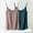 Khaki, variant on LYEAA Plus Size Tank Tops for Women 2 Pack of Spaghetti Strap Loose Summer Casual Beach Cami Shirt Solid Crew Neck Sleeveless Breathable Fashion Ladies Pullover Shirts Brown L