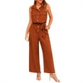 thumbnail image 6 of Leesechin Womens Jumpsuits Clearance Trendy Plus Size WinterSolid Sequins Patchwork Long Sleeve V-Neck Bodysuit, 6 of 9