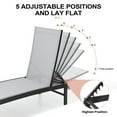 thumbnail image 5 of Crestlive Products Outdoor Lounge Chair Aluminum Adjustable Chaise, Light Gray, 5 of 8