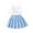 Light Blue, variant on ZACPNCV Toddler Baby Girl Clothes Set Summer Outfits Solid Color Tank Tops and Elastic Waist Skirts 2PCS Casual Outfit 2-3 Years