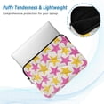 thumbnail image 2 of FORMRS 15-15.6 inch Laptop Sleeve Case Soft Carrying Quilted Computer Bag Cover, Yellow Pink Stars, 2 of 7