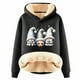 thumbnail image 1 of WILLBEST Sudadera con Capucha para Mujer, Estampado Navideño y de Cordero, Ideal para Otoño/Invierno X-Grande, 1 of 4