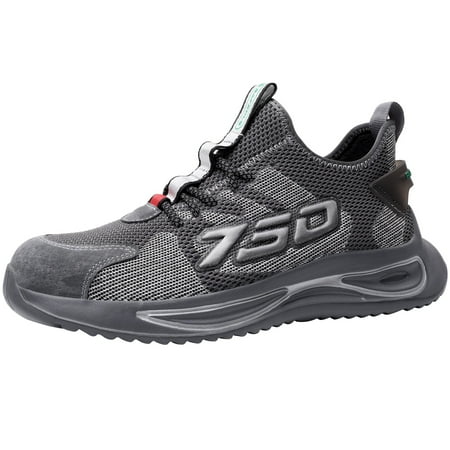 

Tanleewa Anti-smash Safety Boots for Men Steel Toe Cap Work Shoe Size Men8/Women9