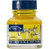 Winsor & Newton Calligraphy, Fountain, Dip, Technical Pen & Airbrush Ink, Lemon Yellow
