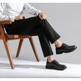 thumbnail image 3 of Mens Dress Shoes Suede Casual Oxford Shoes Black Size 7, 3 of 8