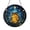 Acrylic 3.5 Inch, variant on Woodland Night with Glowing Fireflies Stained Glass Style Suncatcher, Forest Window Hanging Decor, Fantasy Nature Art Panel for Cabin Inspired Interior