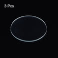 thumbnail image 3 of Uxcell 3Pcs Lente de Reloj de Vidrio Mineral Plano Redondo con Recubrimiento AR 31.5mmx1.5mm, 3 of 6