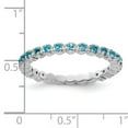thumbnail image 2 of Sterling Silver Blue Topaz Ring, 2 of 5