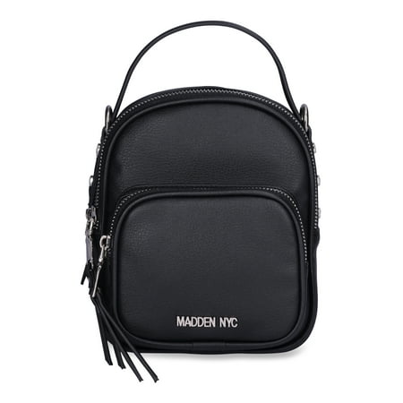 Madden NYC Women's Mini Convertible Backpack, Black