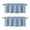 Blue 2, variant on 2 Pc Blackout thermal valance for short window curtain rod pocket for kitchen/bathroom/restaurant/school 54" x 18" inch each panel
