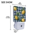 thumbnail image 4 of Yayeee LED Plug in Night Light for The Home with Auto Dusk to Dawn Light Sensors, 2 Pack, Cartoon Beige Lemon, 4 of 6