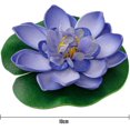 thumbnail image 2 of Water Floating Lotus Flowers 5pcs Artificial Floating Pond Decorations Artificial Foam Water Lily, 2 of 5