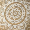 thumbnail image 4 of Stylo Culture Ethnic Kids Floor Pillow Mandala Floor Pillow Printed Cushion Cover Gold Big 32x32 Decorative Round Decor Seating Tuffet Seat Pouf Cover Footstool Cotton Floral 1 Pc, 4 of 4