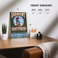 thumbnail image 4 of Vermont, Mountaineering Supply Company (12x18 Aluminum Art, Indoor Outdoor Metal Sign Decor), 4 of 5