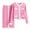 Pink, variant on Kaemgyyd 2 Piece Button down Skirt Sets for Women Casual Trendy Crew Neck Long Sleeve Cardigan and Slim Bodycon Midi Skirts Outfits