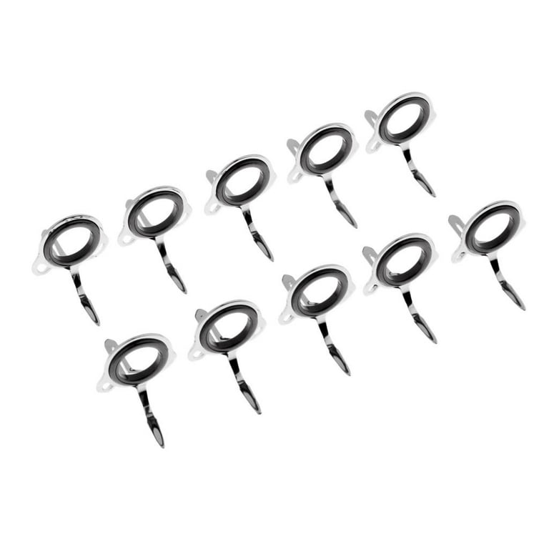 10pcs Fishing Rod Guide Eyes Ceramic for Saltwater Casting Rods - Size 16 