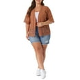thumbnail image 2 of NOMADIC NOOK Women's Plus Size Cover Up Lace Panel Summer Holiday Boho Cardigans, 2 of 5