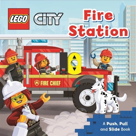 Pre-Owned LEGO City. Fire Station: A Push, Pull and Slide Book (LEGO City. Push, Pull and Slide Books) (Unknown) 1529048362 9781529048360