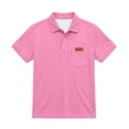thumbnail image 2 of Freshbabe Kids Boys Girls Solid Color Collare Short Sleeve T-Shirts with Button, Basic Plain Tees Multipack For Kids Daily Wear, Back To School and Layering, 2 of 8