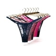 thumbnail image 7 of 6Pack Women Sexy Floral Y-Back G-String Panties Underwear Low Rise T-Back Underpants, 7 of 7