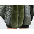 thumbnail image 7 of ZhangBaoLin Women Shawl Wrap Cardigan Faux Fur Collar Poncho Cape Sweater Winter Long Party Coat, 7 of 7