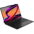 thumbnail image 2 of Lenovo ThinkPad X1 Carbon Gen 12 Laptop, Intel Ultra 7-165U, 32 GB LPDDR5X RAM, 4 TB PCIe SSD, 14" WUXGA (1920x1200) IPS Touchscreen, Intel Graphics, Backlit Keyboard, W11 Pro, Black + Traix Mousepad, 2 of 9