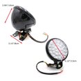 thumbnail image 3 of DKMOTORK 0012 Faro delantero LED para motocicleta Vintage Retro 5 pulgadas Universal para Chopper Bobber Cruiser Negro, 3 of 5