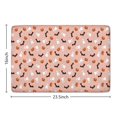 thumbnail image 5 of Pastel Halloween Ghosts Pattern Flannel Non Slip Door Rugs,Washable Door Mats Indoor,Decorative Door Mats,Dirt-Resistant and Absorbent Doormat for Entrance,Bedroom,Kitchen,Bathroom,23.5x16in(60x40cm), 5 of 5