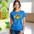 thumbnail image 3 of Playera Blusa De KIWI – Estilo Tropical que Te Llena de Vida Ropa Para Mujer Color Aqua Talla Extra Grande Marca Emil SaEs, 3 of 4