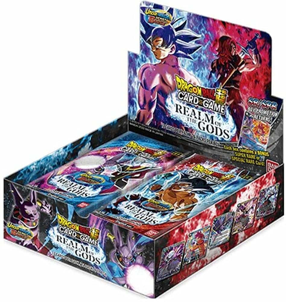 2022 Dragon Ball Super Unison Warrior Series 7 Realm of The Gods Display Booster Box: 24 Booster Packs