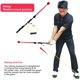 thumbnail image 5 of Equipo De Práctica De Swing De Golf Corrector De Postura Plegable De Golf Ayuda De Corrección De Postura Columpio Palo De Golf Estirable Unisex Con Gran Angular Vogacara OD014515-02, 5 of 6