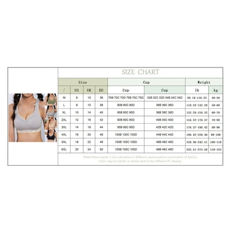 

CAICJ98 Bras for Women High Impact Sports Bra for Women Full Coverage High Support Racer Back Sports Bras for Plus Size Beige 5XL