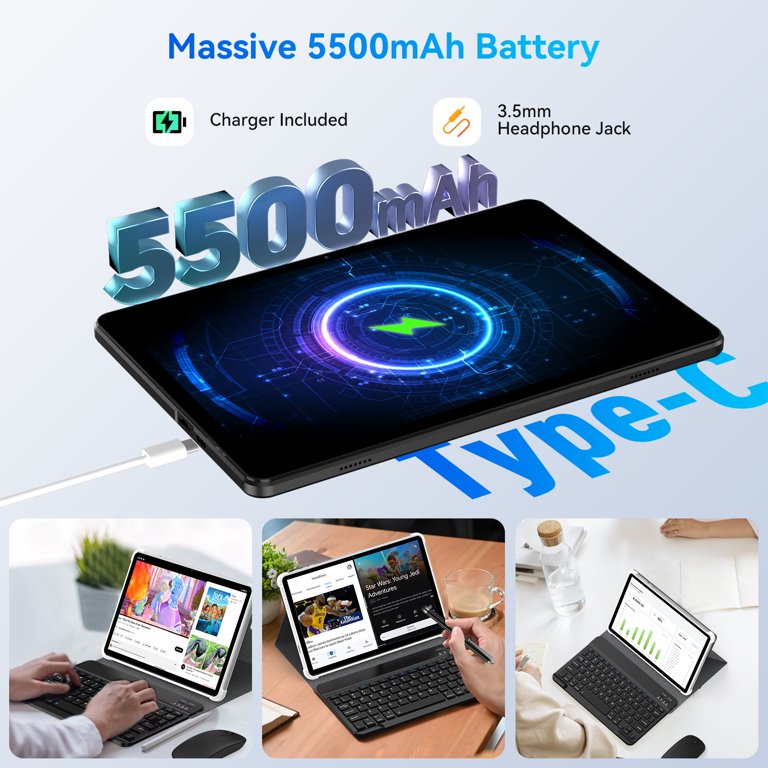 HEADWOLF 2024 Android 14 タブレット 10インチ Amazon.co.jp: タブレット 10インチ 2024初登場 - Android 14