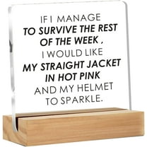5x5 IN If I Manage humorous gifts for coworkers, coworker gag gift funny office, humorous signs for office desk, workplace gifts for women office humor Sign