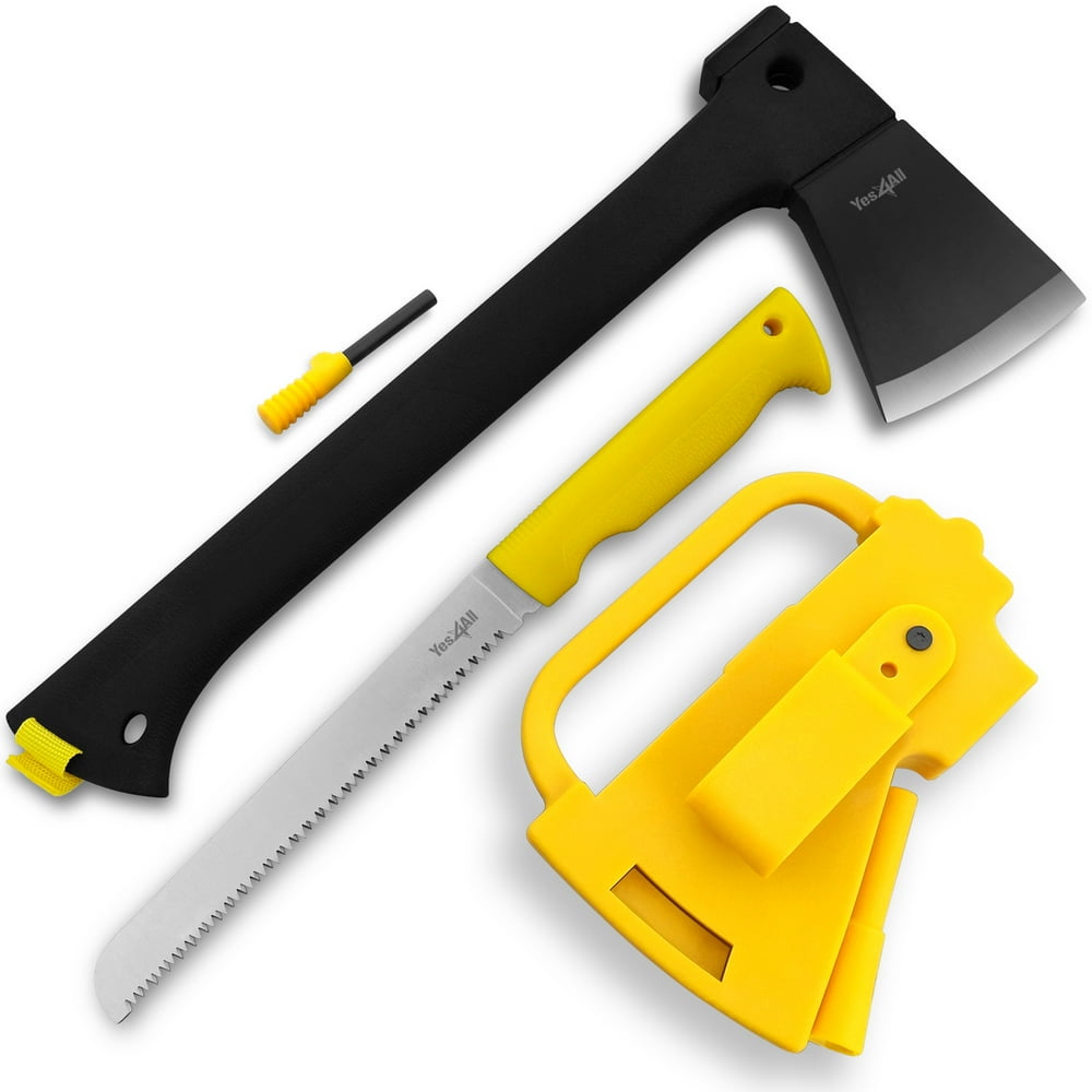 Yes4All Multi Functional Camping Axe H307 With Saw + Fire Starter