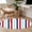 Blue, variant on Aqua Teal Stripe Bathroom Mats 2x3 FT,Non Slip Small Kitchen Mat,Geometric Grey White Vertical Striped Washable Soft Backed Front Door Throw Rugs Non-Shedding Indoor Outdoor Doormat for Entryway Sink