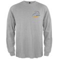 thumbnail image 1 of Manchester Wolves - Crest Logo Grey Long Sleeve T-Shirt, 1 of 1