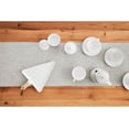 thumbnail image 3 of Solino Home Linen Oyster Grey Table Runner 108 Inches Long - Athena, 100% Pure Linen Dining Table Runner 14 x 108 Inch for Summer, 3 of 6