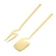 thumbnail image 2 of Juego de cuchara y tenedor ANGGREK de Acero inoxidable oro, 2 of 7
